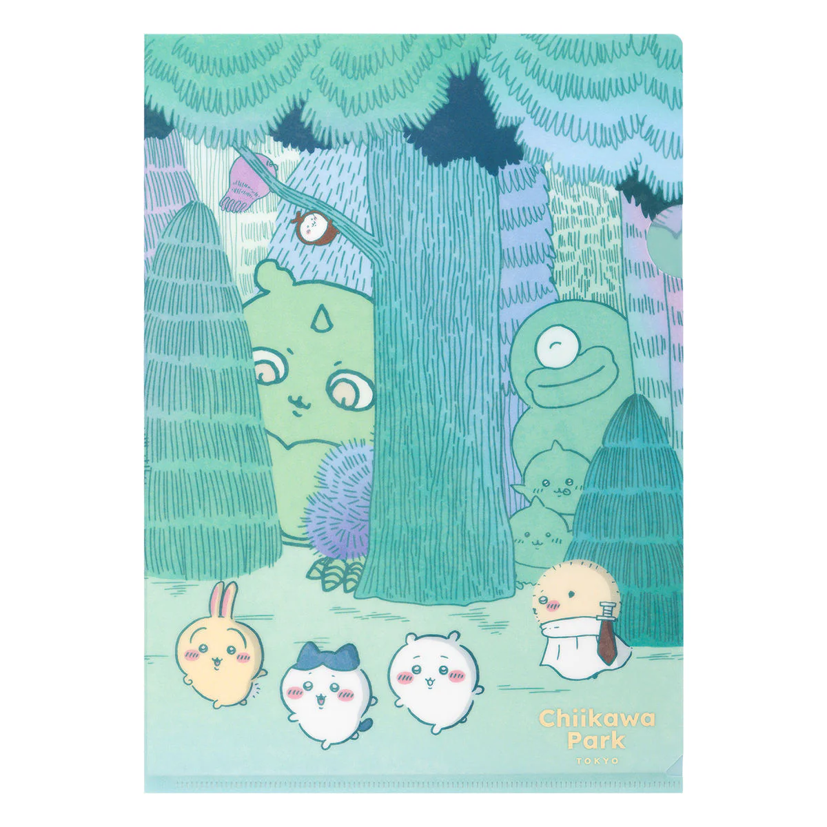 ちいかわ ちいかわパーク クリアファイル（昼の森） - Image 2