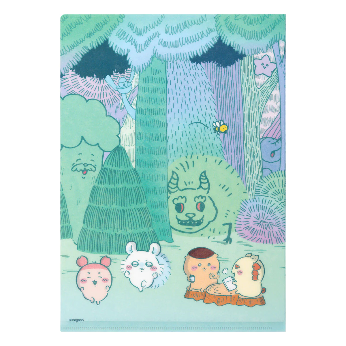 ちいかわ ちいかわパーク クリアファイル（昼の森） - Image 3