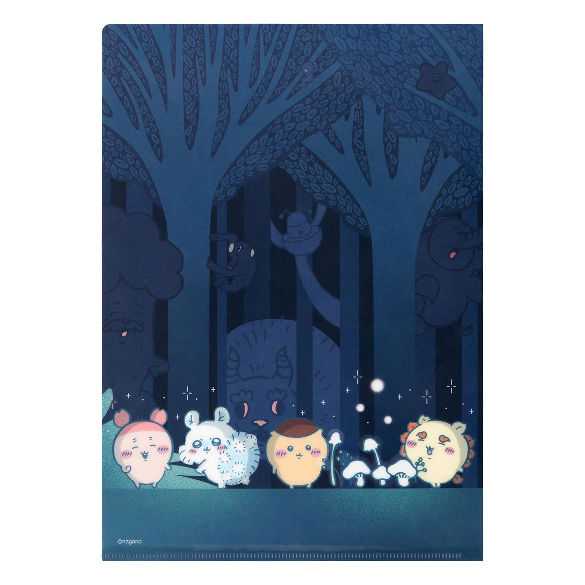 ちいかわ ちいかわパーク クリアファイル（夜の森） - Image 3