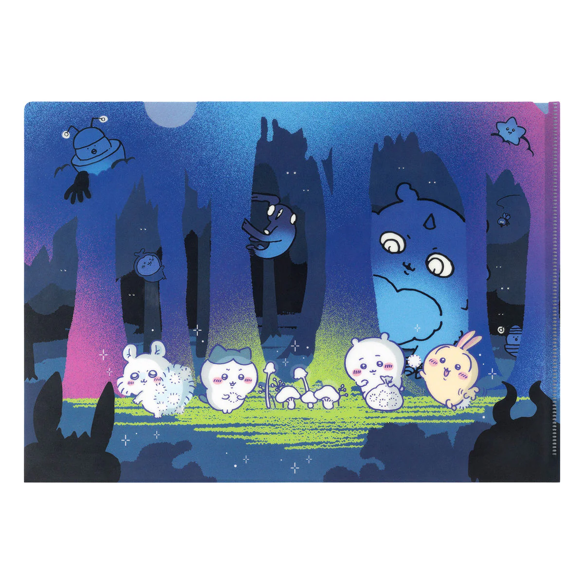 ちいかわ ちいかわパーク クリアファイル（暗い森） - Image 2