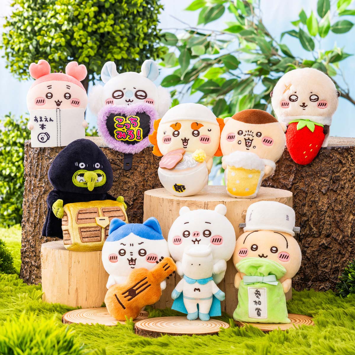 ちいかわ デスクトップから見守るひっかけぬいぐるみ（うちわ持ちモモンガ） - Image 5