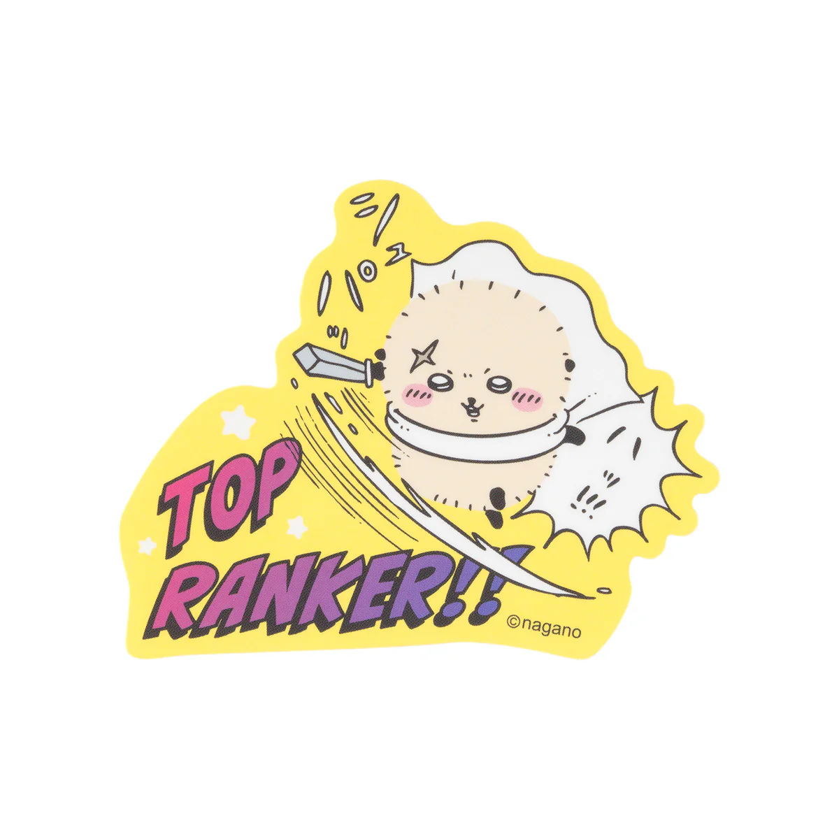 ちいかわ ラッコのスマホに貼れるサイズのステッカー（TOP RANKER） - Image 4