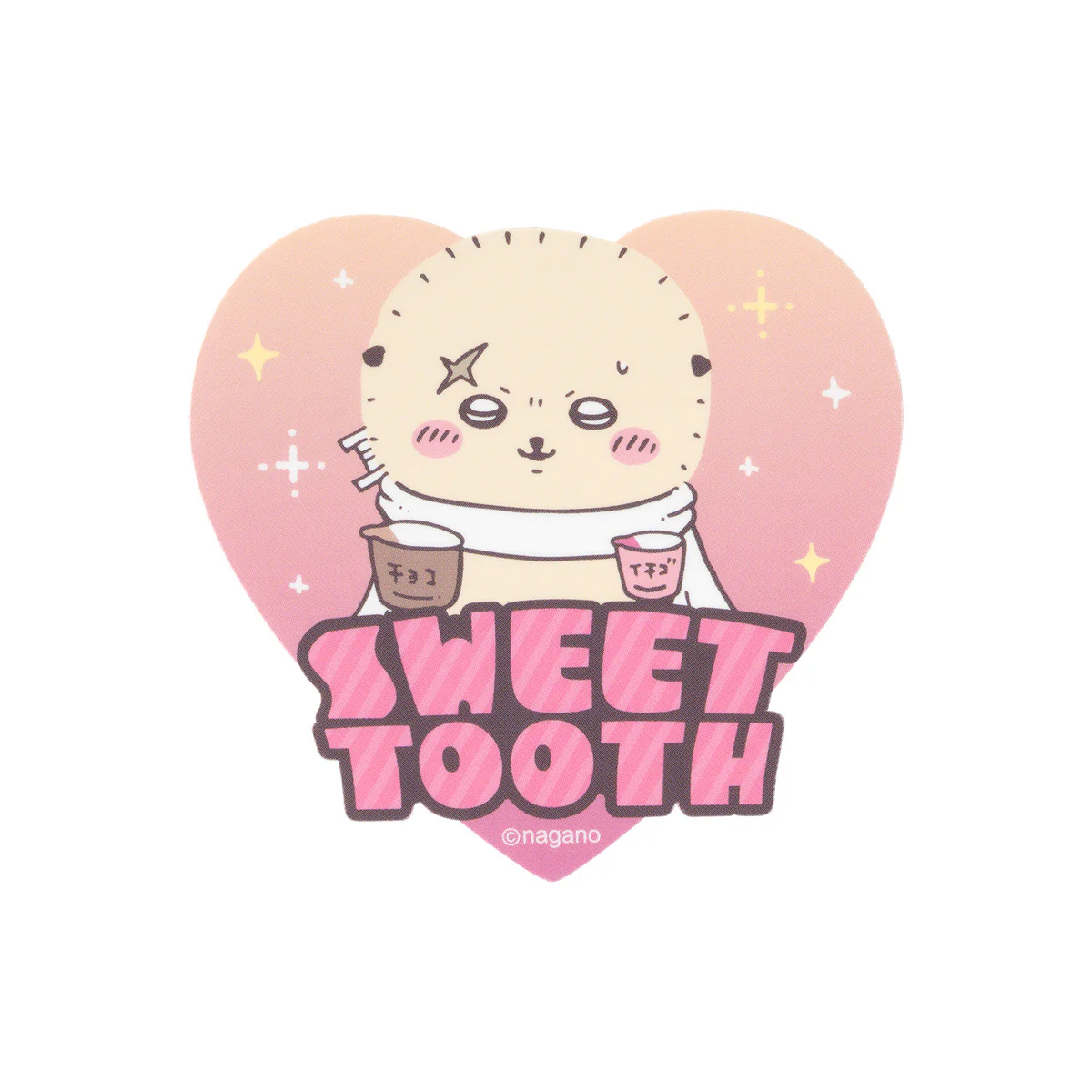 ちいかわ ラッコのスマホに貼れるサイズのステッカー（SWEET TOOTH） - Image 4