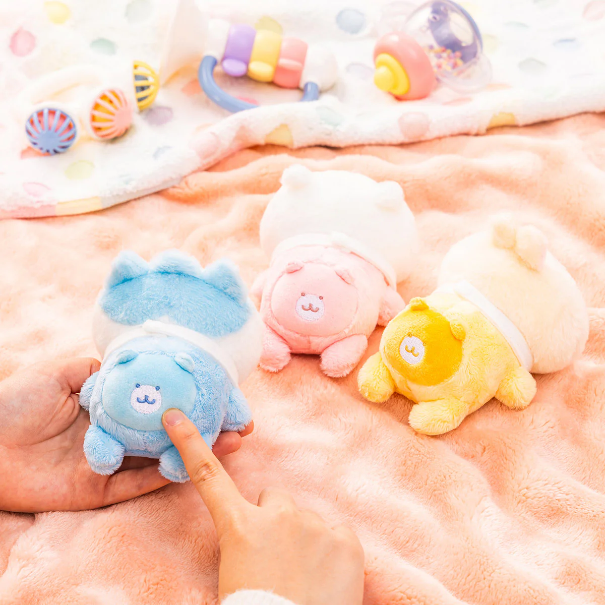 ちいかわ Chiikawa Baby ハイハイぬいぐるみ（くりまんじゅう） - Image 4