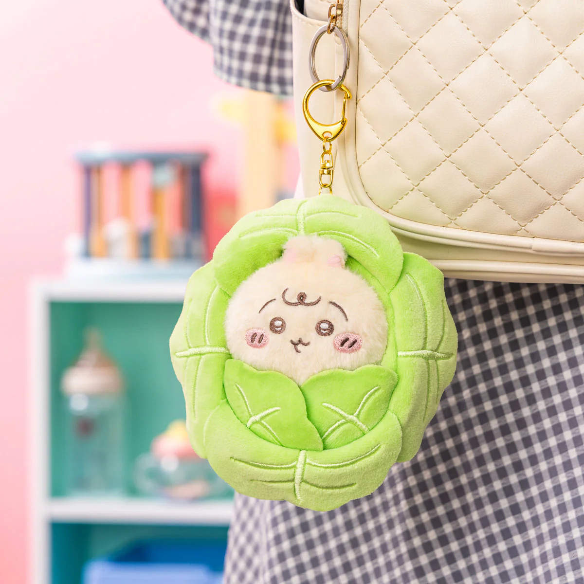 ちいかわ Chiikawa Baby キャベツに包まれたうさぎマスコット - Image 4
