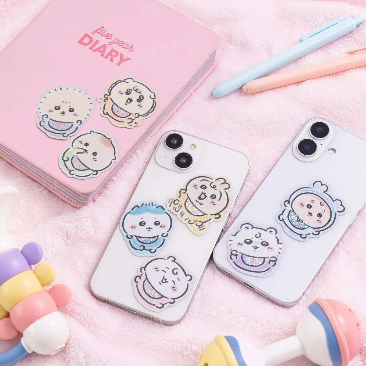 ちいかわ Chiikawa Baby スマホに貼れるサイズのプチステッカー（くりまんじゅう） - Image 2