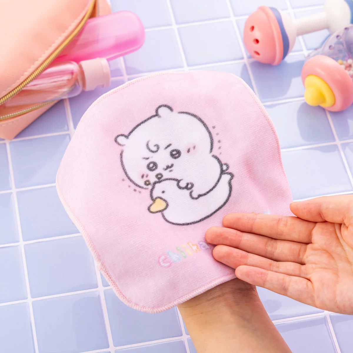ちいかわ Chiikawa Baby スクエア3枚セットタオル（おまる） - Image 3