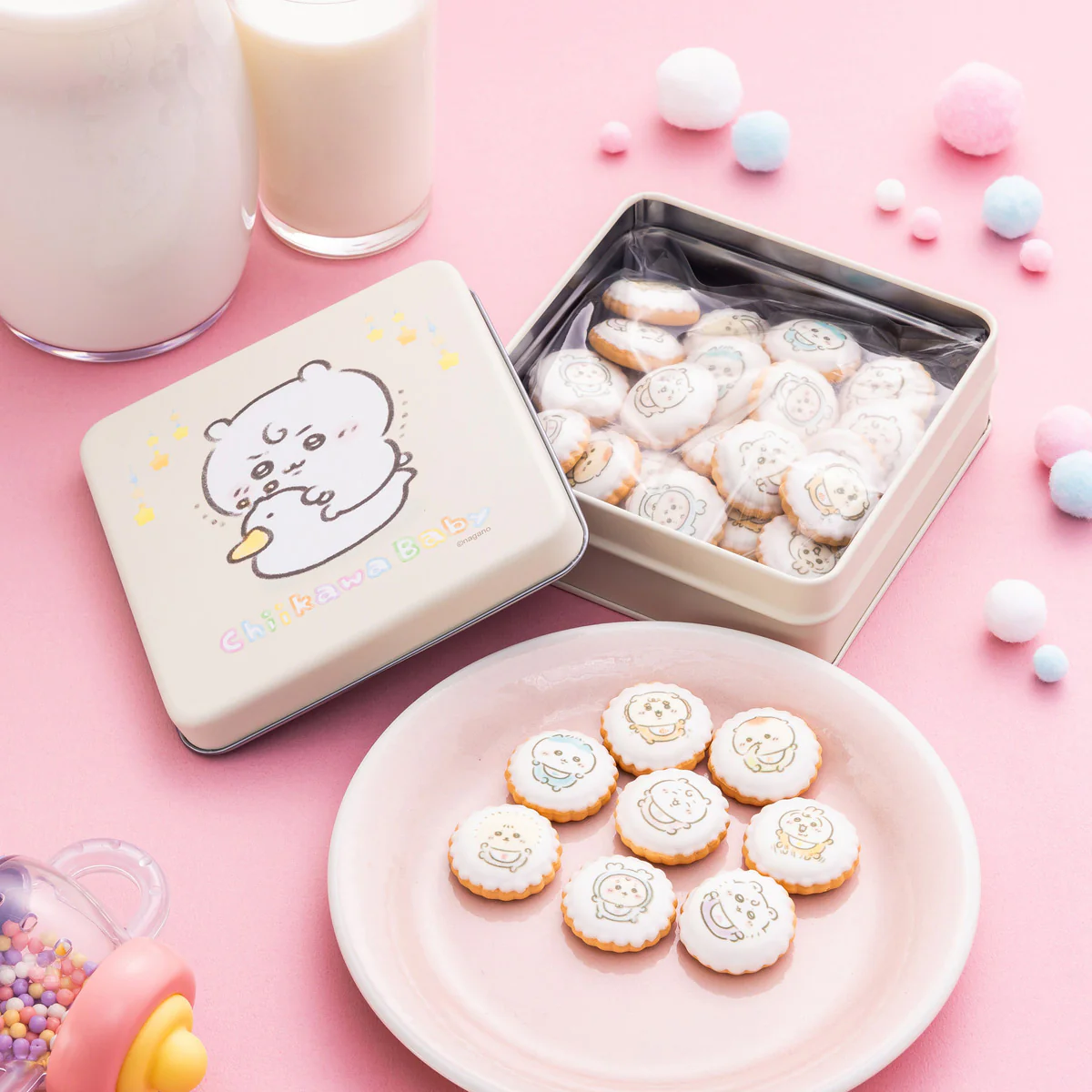 ちいかわ Chiikawa Baby ヨーチビスケット缶 - Image 2