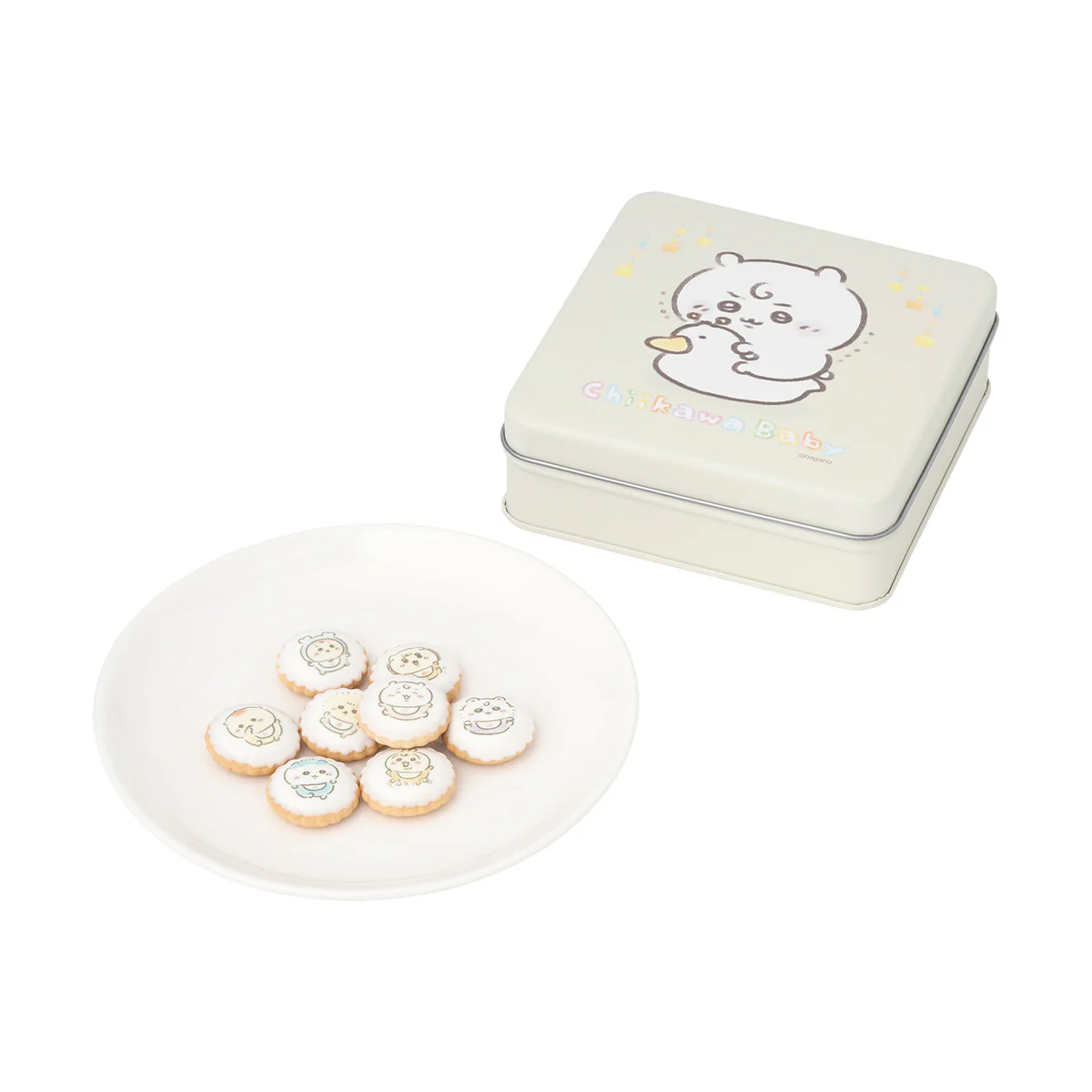 ちいかわ Chiikawa Baby ヨーチビスケット缶 - Image 3