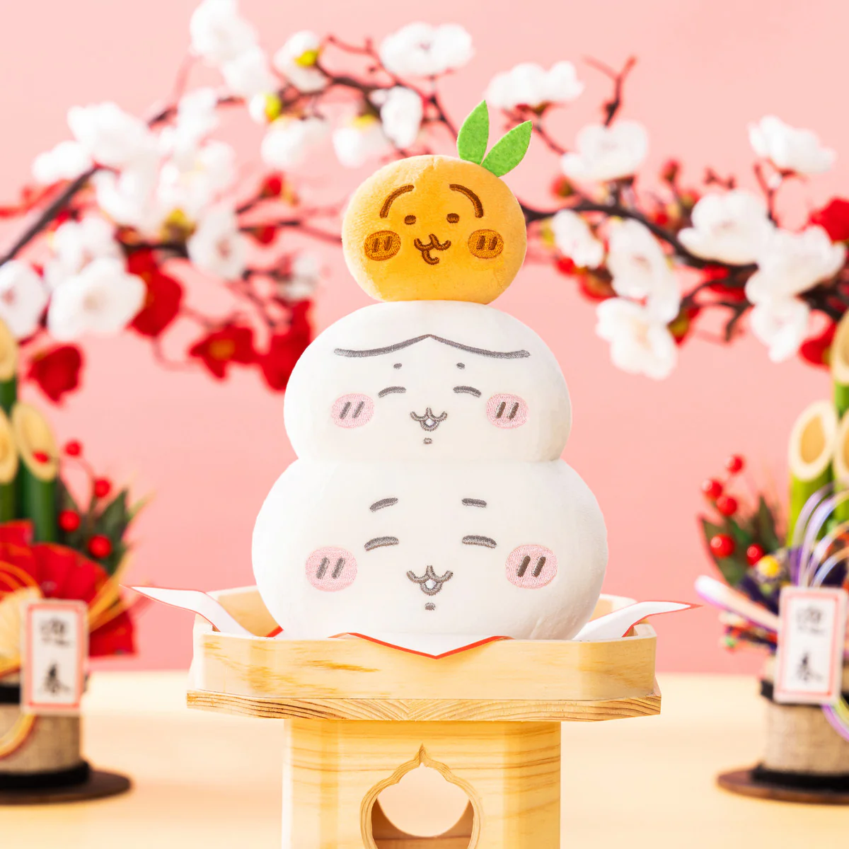 ちいかわ 鏡餅になっちゃったぬいぐるみ - Image 2