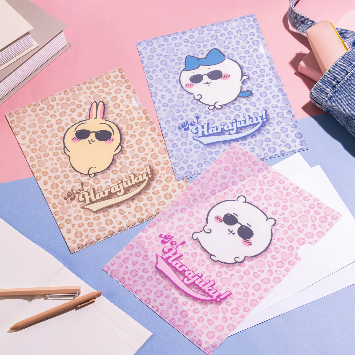ちいかわ Go!HARAJUKU クリアファイル（サングラス ちいかわ） - Image 3