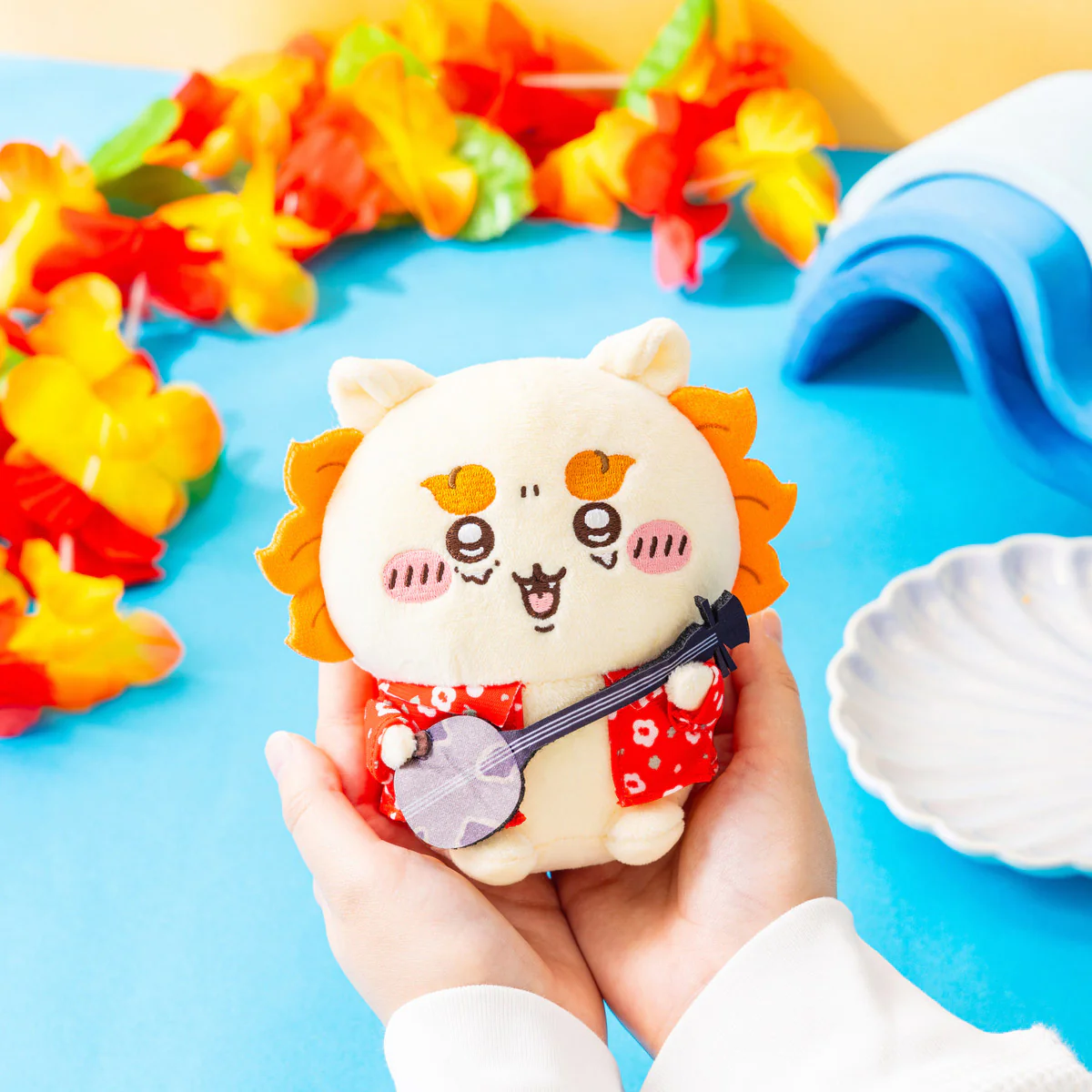 ちいかわ シーサーのおみやげやさん 三線シーサーぬいぐるみS - Image 2