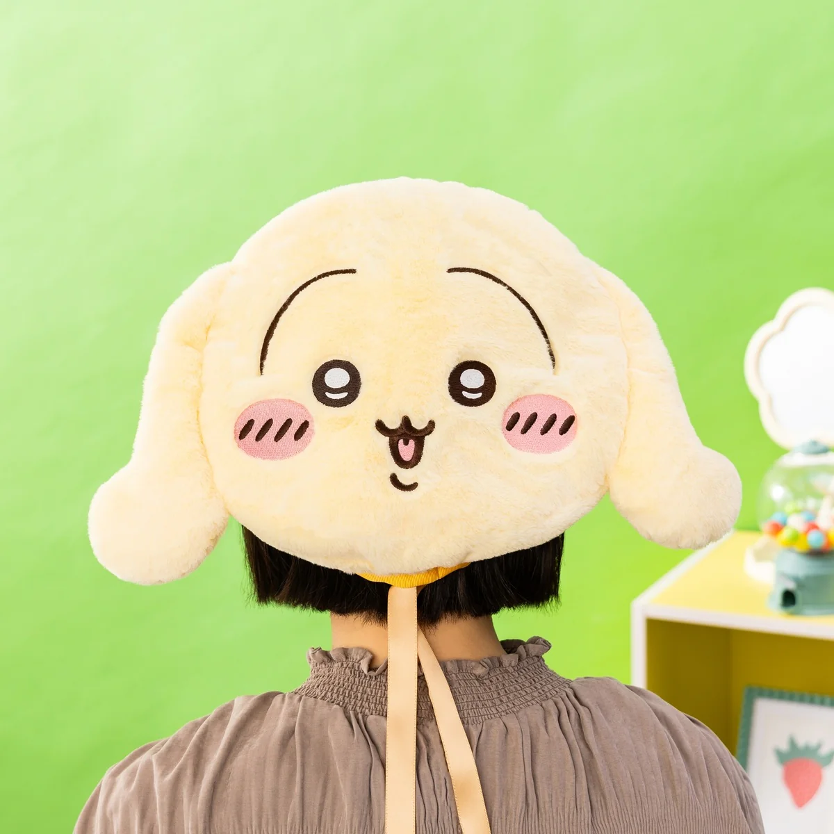 ちいかわ ちいかわパーク リバーシブル ふんわりぬいぐるみベレー帽（シーサー） - Image 3