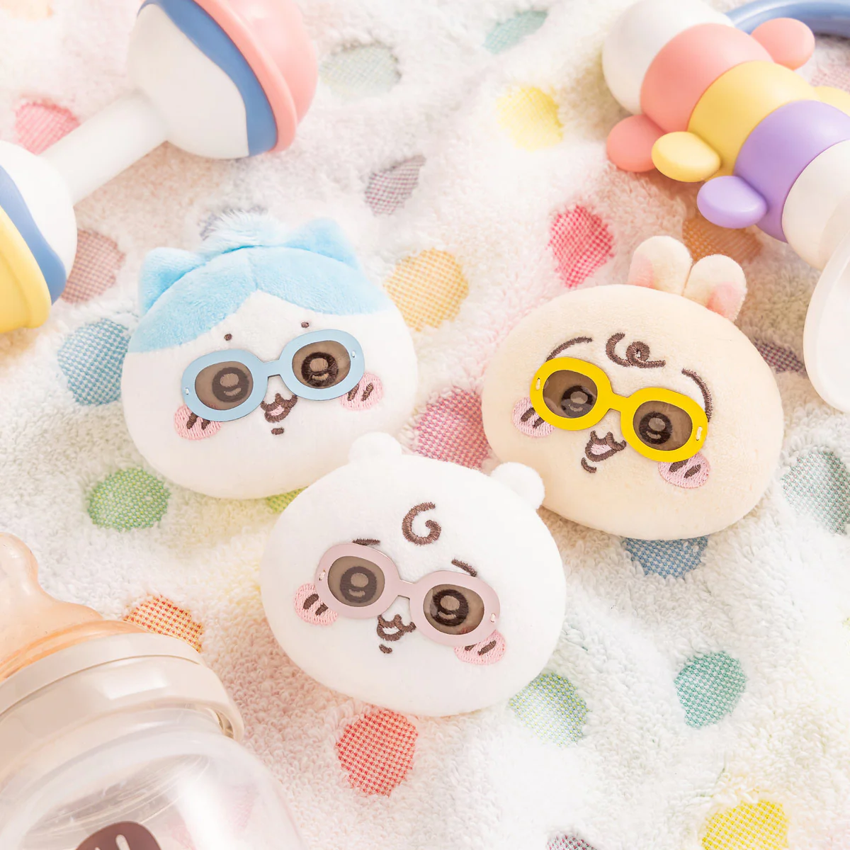 ちいかわ Chiikawa Baby ぬいぐるみおかおバッジセット - Image 2