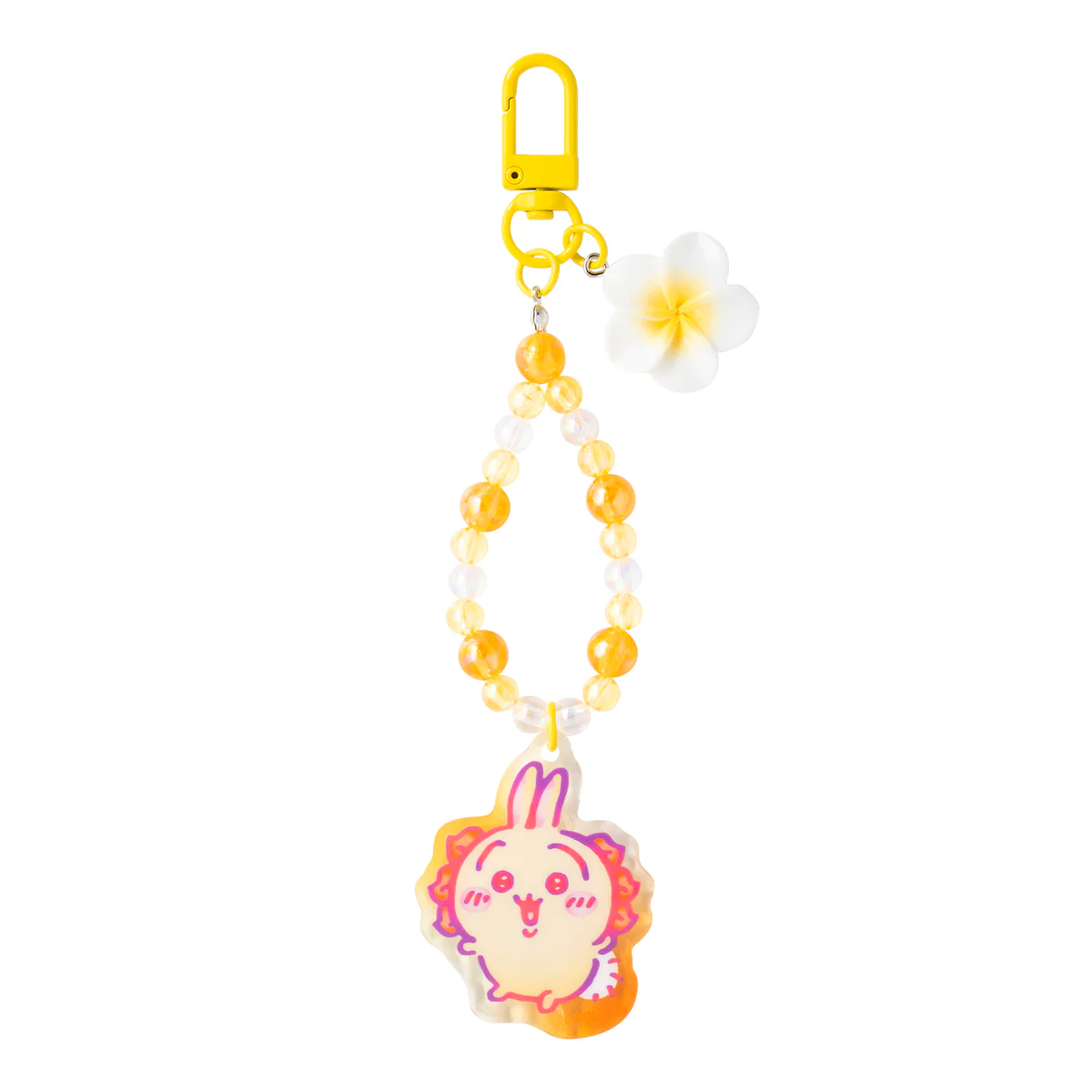 ちいかわ シーサーのおみやげやさん ビーズ付きアクリルストラップ（うさぎ） - Image 4