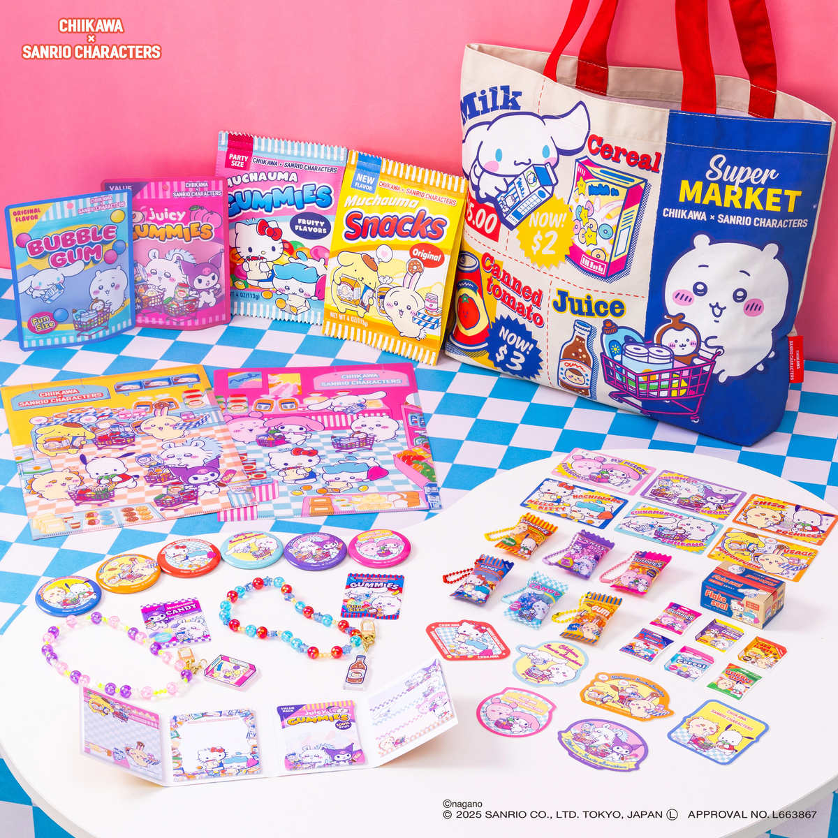 ちいかわ×サンリオキャラクターズ トレーディングスーパーマーケットなポイントカード（全6種） - Image 4
