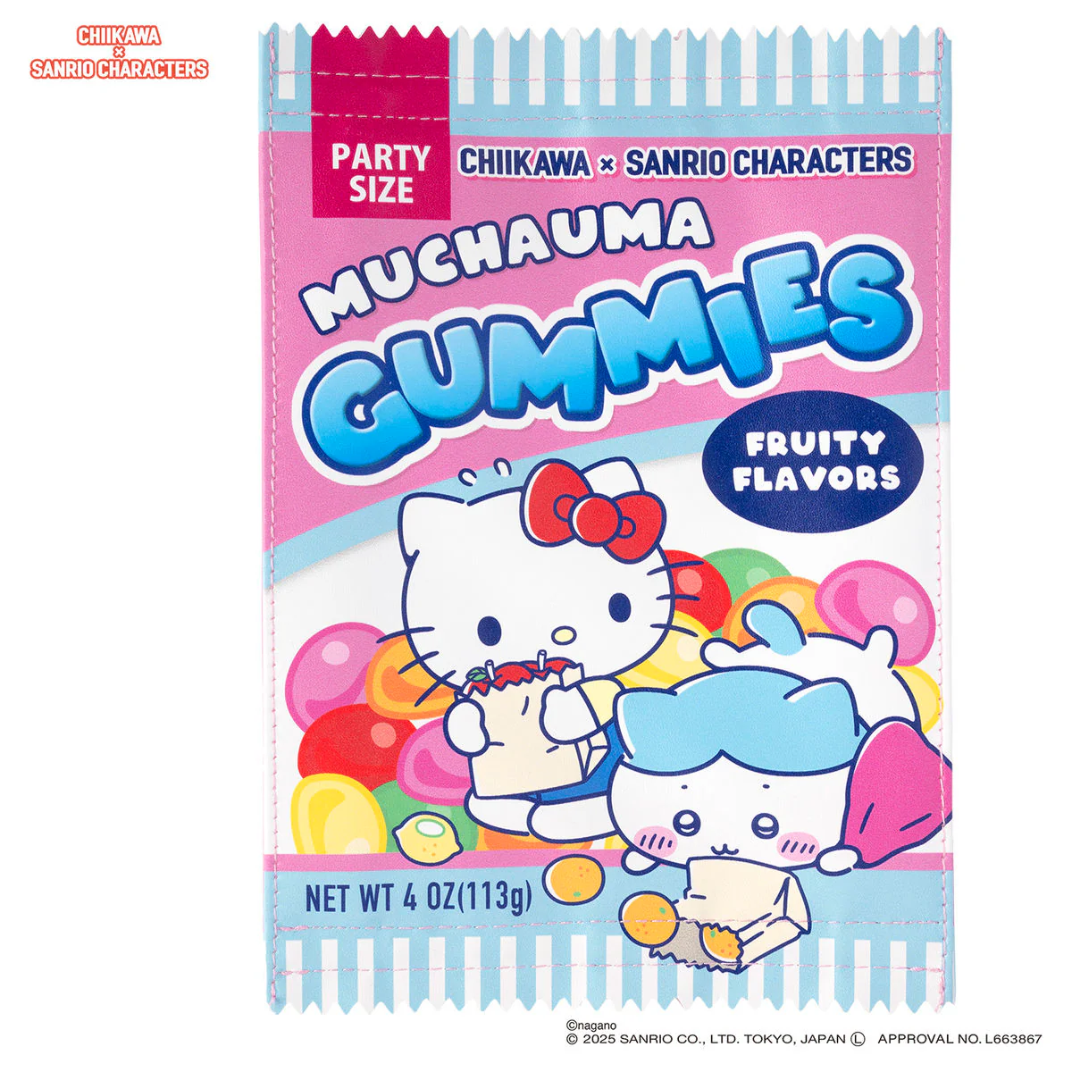 ちいかわ×サンリオキャラクターズ スーパーマーケットなスナックポーチ（ハチワレとハローキティ） - Image 6