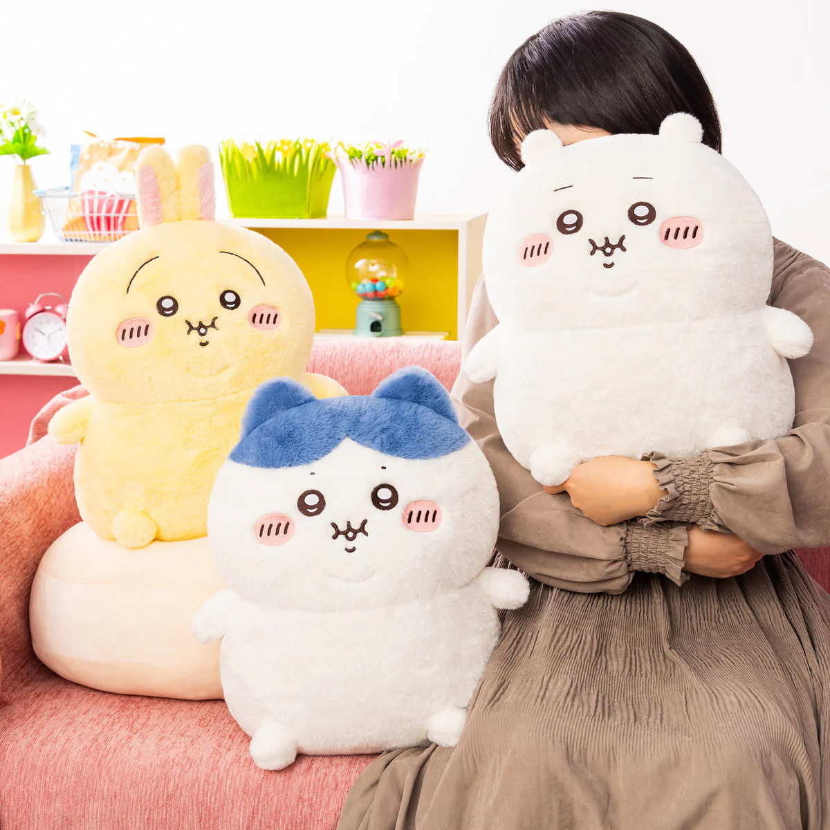 ちいかわ 重め!ぼっちゃり抱っこぬいぐるみ(うさぎ) - Image 2