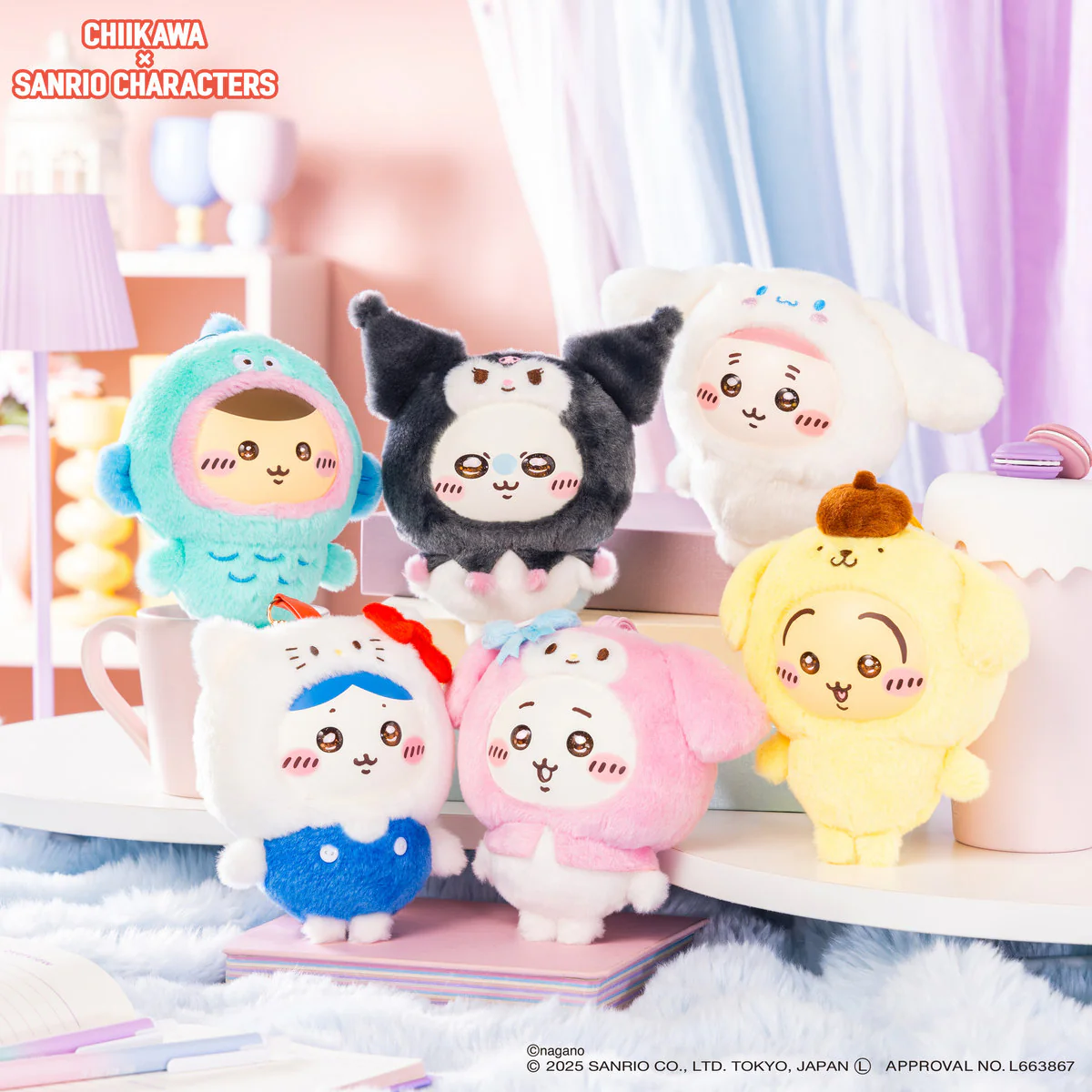 ちいかわ×サンリオキャラクターズ Kiramekko（モモンガ×クロミ） - Image 3