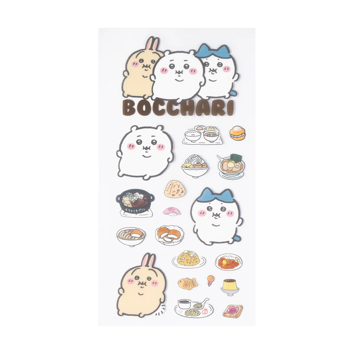 ちいかわ ぼっちゃりたべものクリアシール【クレジットカード決済限定商品】 - Image 4