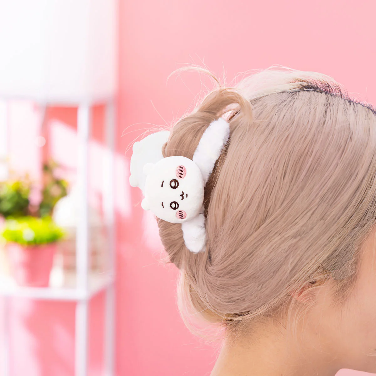ちいかわ ぬいぐるみおかお付きバンスクリップ（ちいかわ） - Image 3