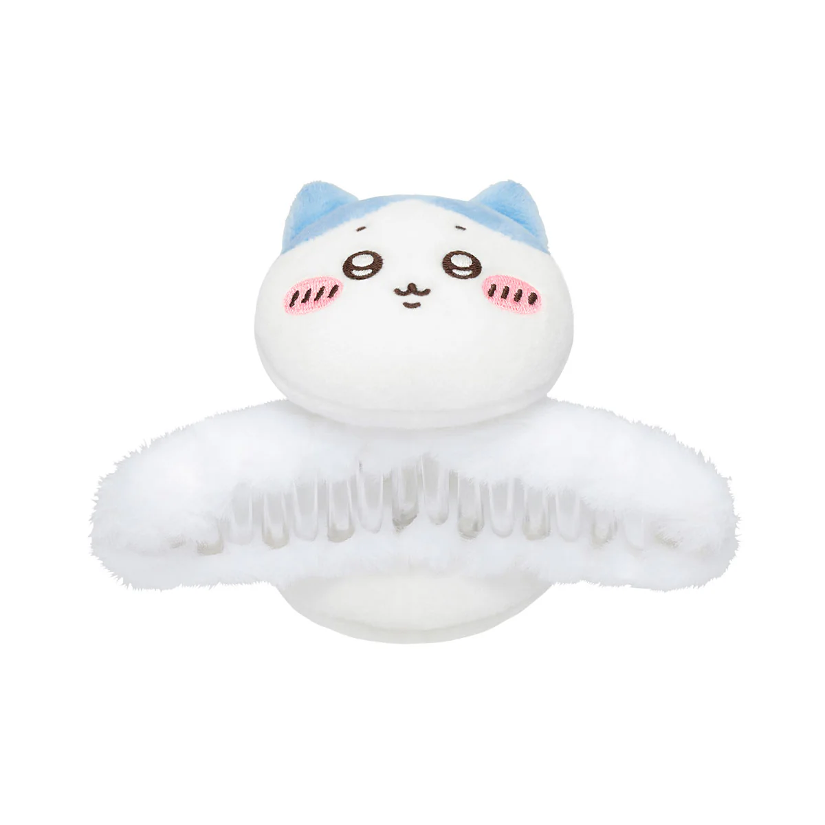 ちいかわ ぬいぐるみおかお付きバンスクリップ（ハチワレ） - Image 5