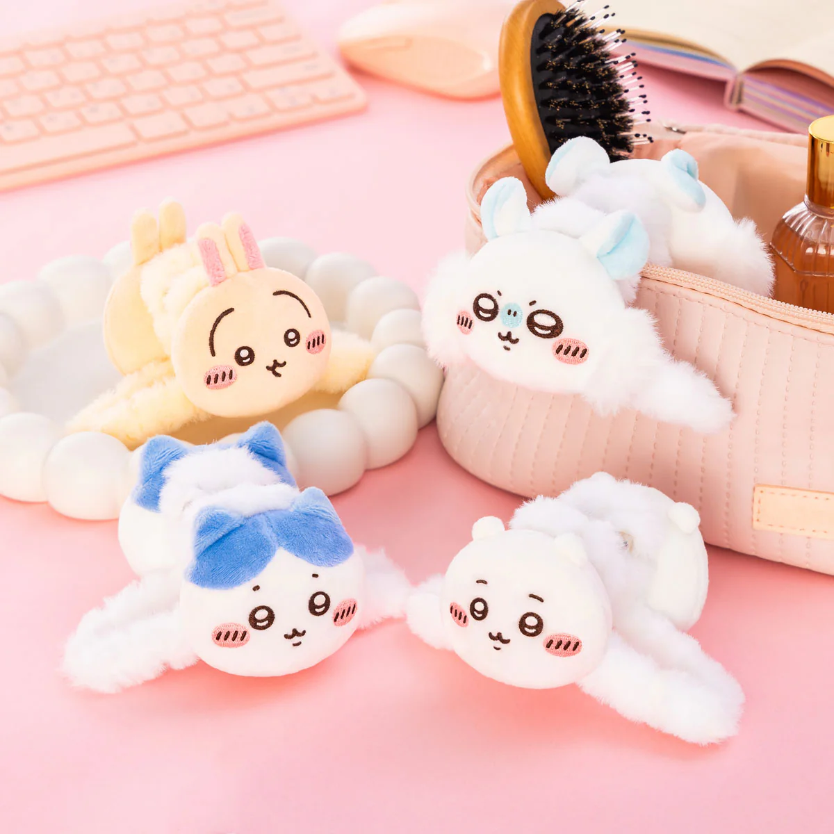 ちいかわ ぬいぐるみおかお付きバンスクリップ（うさぎ） - Image 2