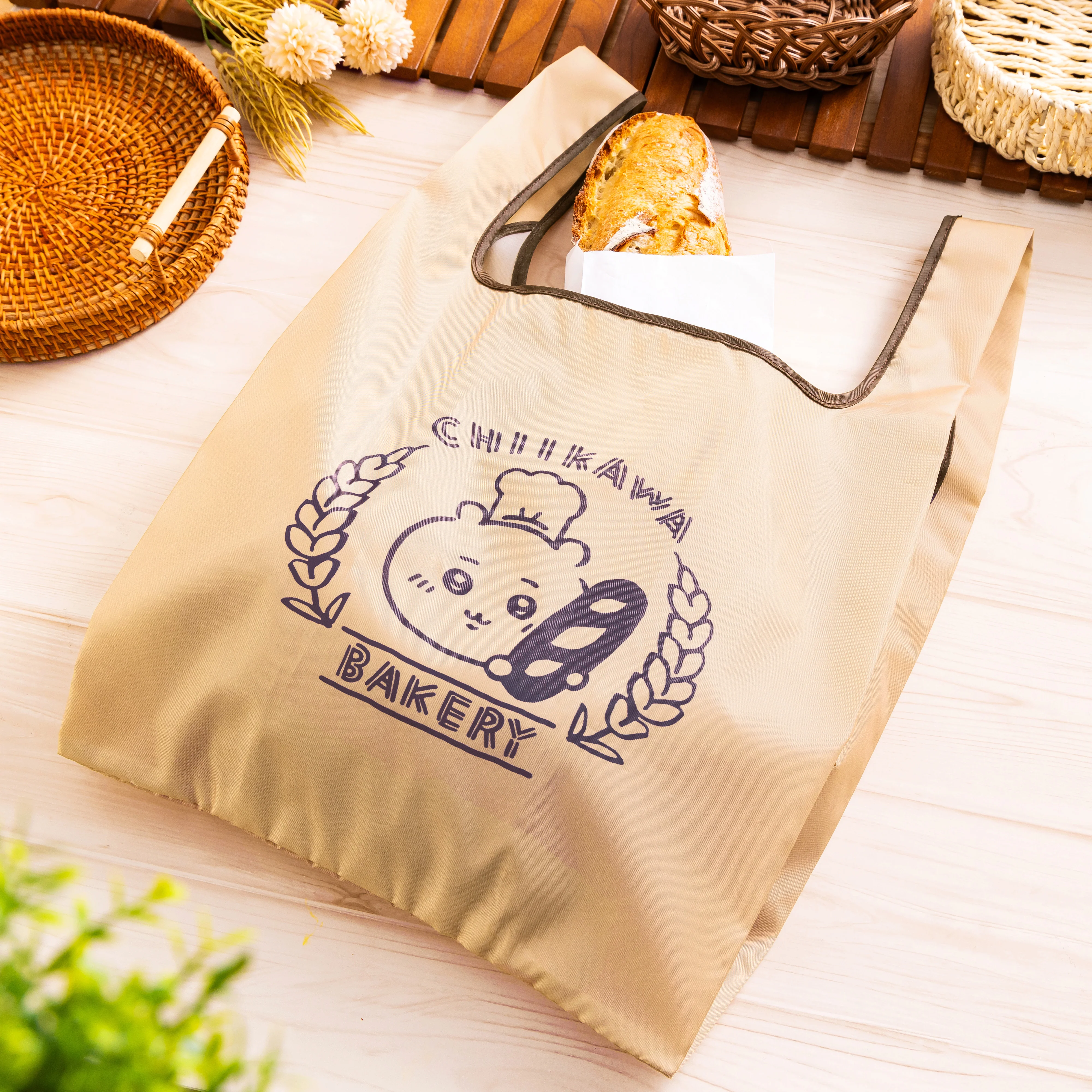 ちいかわ ちいかわベーカリー エコバッグ（ブラウン） - Image 3