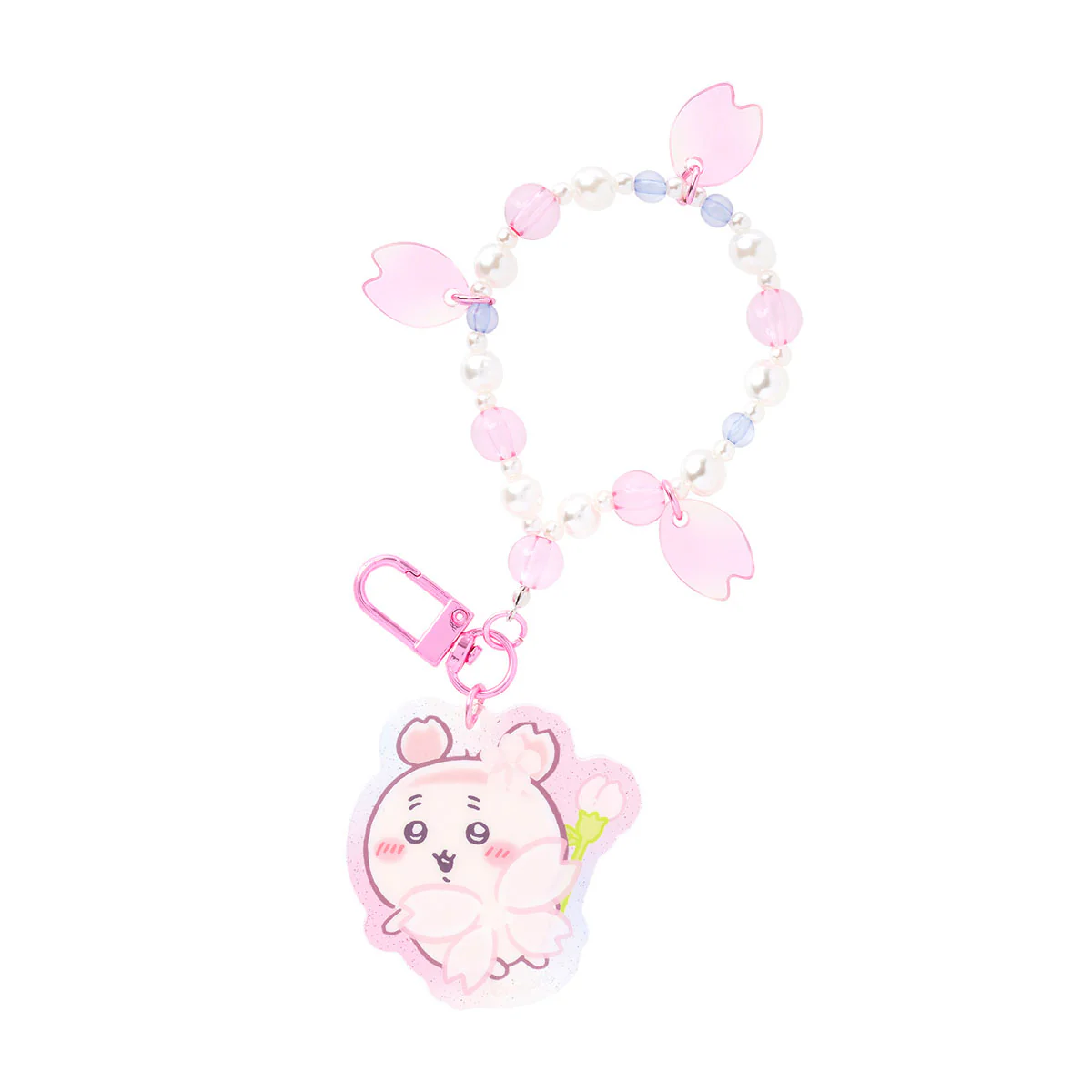 ちいかわ さくらのようせいのビーズ付きアクリルキーホルダー - Image 4