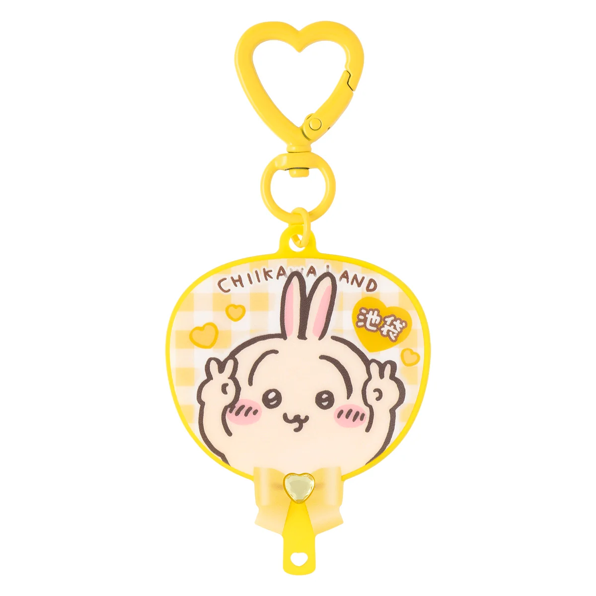 ちいかわ Go！IKEBUKURO うちわ型アクリルキーホルダー（うさぎ） - Image 5