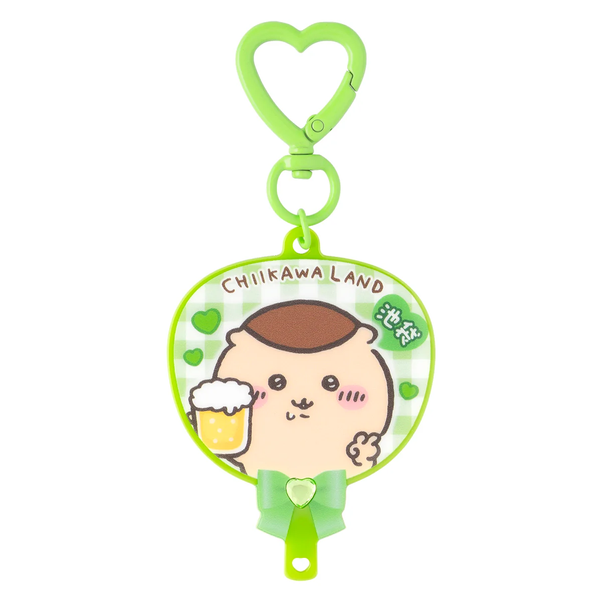 ちいかわ Go！IKEBUKURO うちわ型アクリルキーホルダー（くりまんじゅう） - Image 5