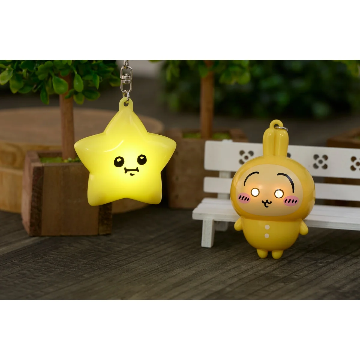 ちいかわ ちいかわパーク ライトキーホルダー（星） - Image 2