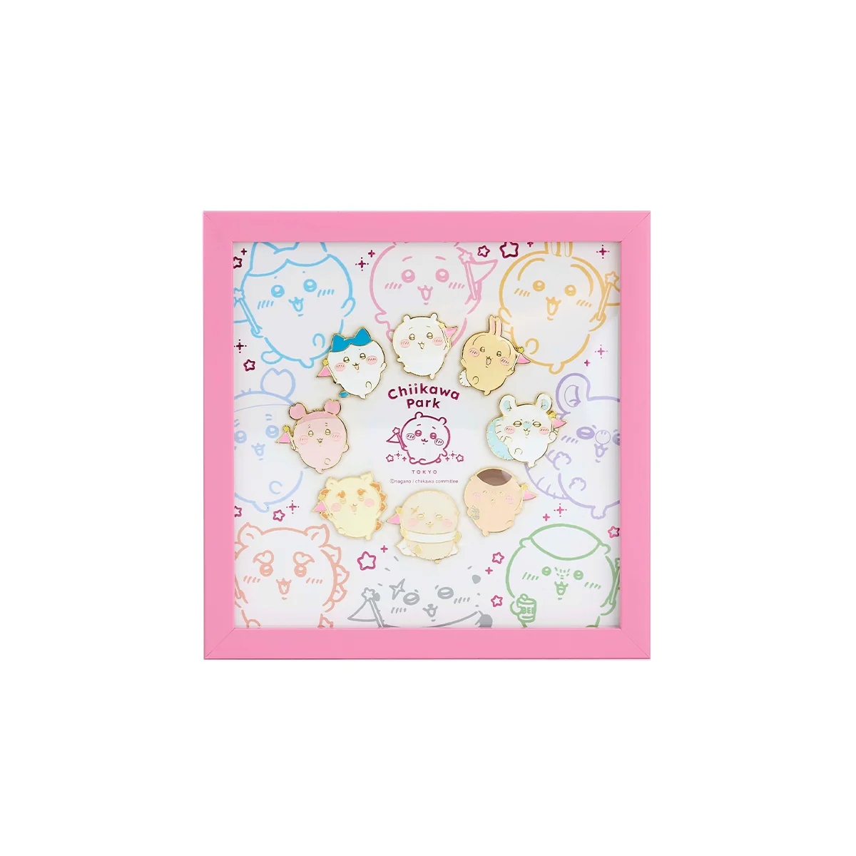 ちいかわ ちいかわパーク 額縁ピンバッチセット - Image 3