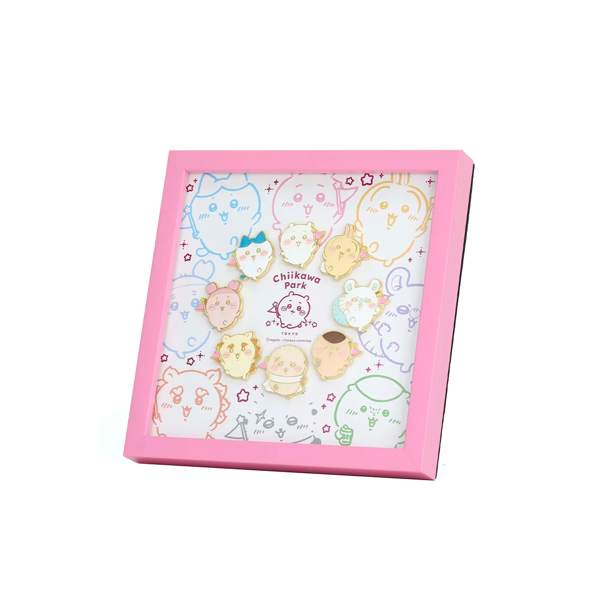 ちいかわ ちいかわパーク 額縁ピンバッチセット - Image 4