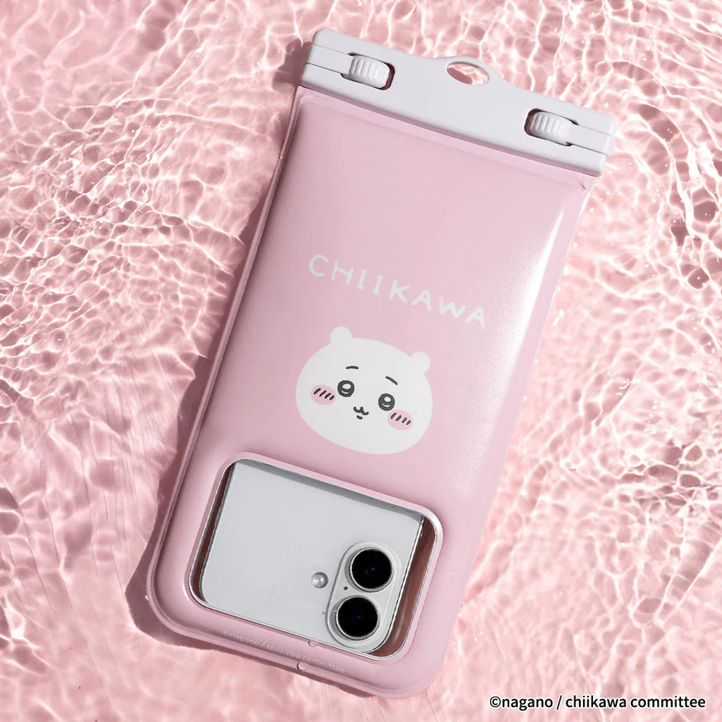 ちいかわ DIVAID フローティング防水ケース ショルダーストラップ付き（ちいかわ・フェイス） - Image 3