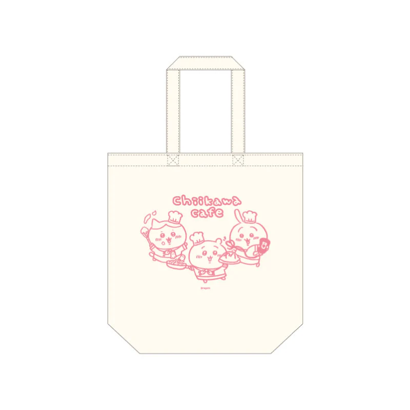 ちいかわカフェ コットントート（A）ピンク【１会計 ２個まで】 - Image 2