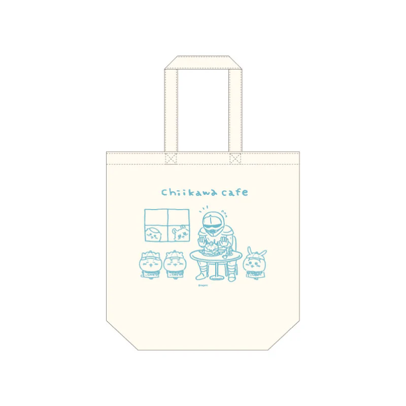ちいかわカフェ コットントート（B）ブルー【１会計 ２個まで】 - Image 4