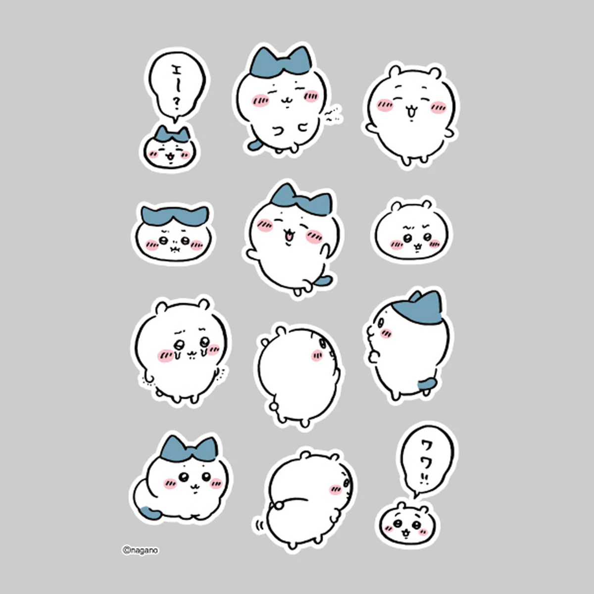 ちいかわ キャラぴた アイロンプリントシート①はがき8 - Image 4