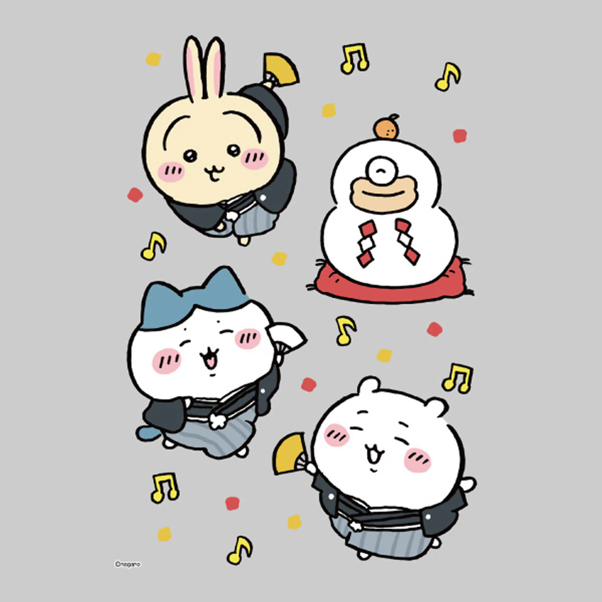 ちいかわ キャラぴた アイロンプリントシート①A54 - Image 4