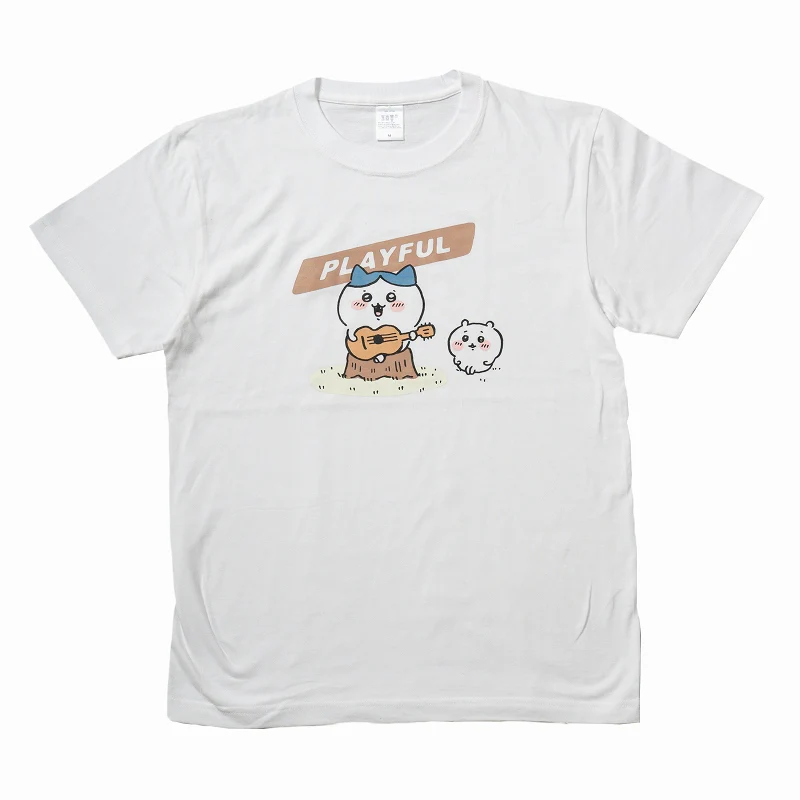 ちいかわ PLAYFUL Tシャツ ホワイト - Image 2