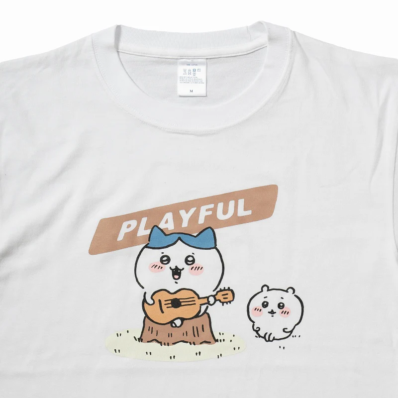 ちいかわ PLAYFUL Tシャツ ホワイト - Image 4