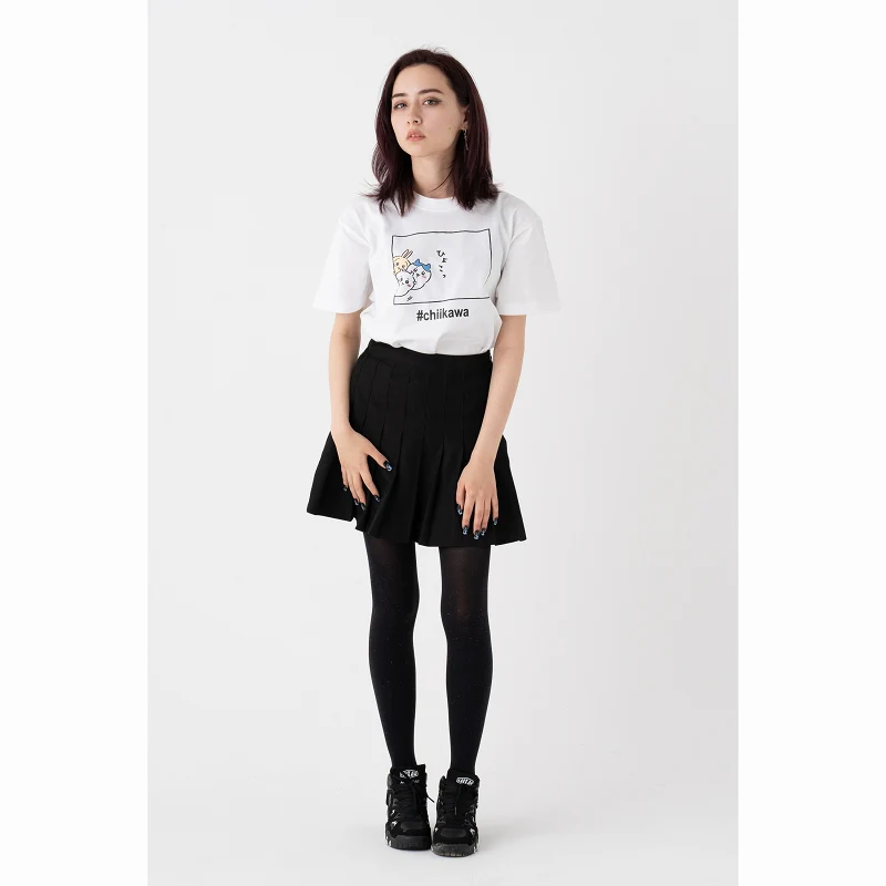 ちいかわ ひょこっ Tシャツ ホワイト - Image 3