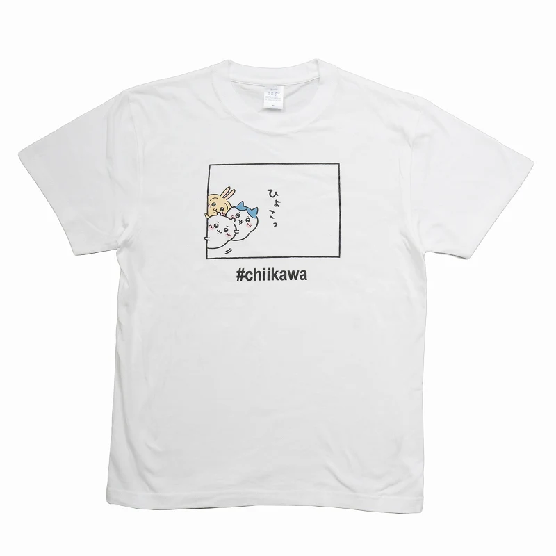 ちいかわ ひょこっ Tシャツ ホワイト - Image 6