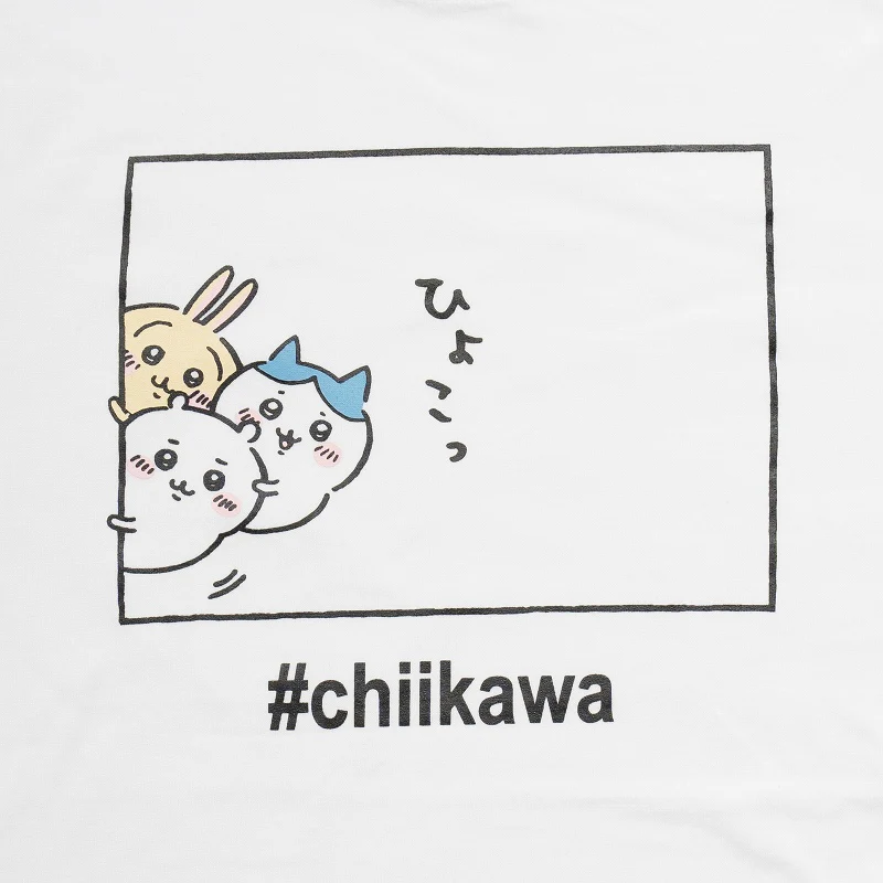 ちいかわ ひょこっ Tシャツ ホワイト - Image 9