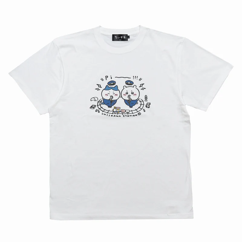 ちいかわ 笛ピー Tシャツ ホワイト - Image 2
