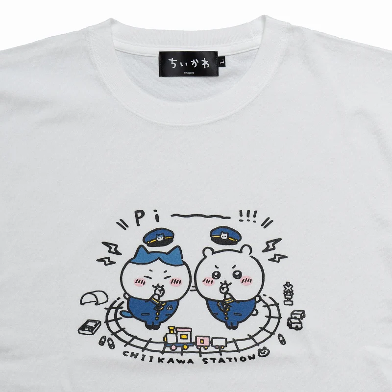 ちいかわ 笛ピー Tシャツ ホワイト - Image 4