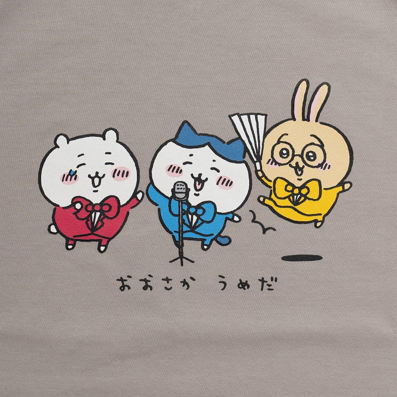 ちいかわ 漫才 Tシャツ ライトグレー - Image 5