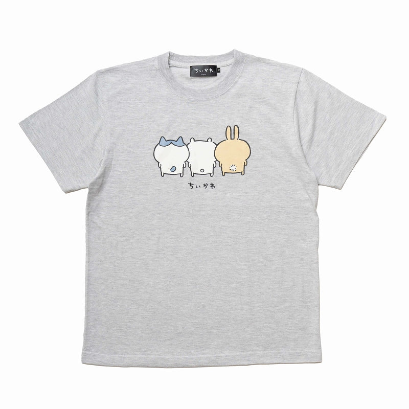 ちいかわ バックスタイル Tシャツ(アッシュ) - Image 2