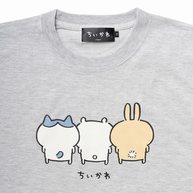 ちいかわ バックスタイル Tシャツ(アッシュ) - Image 6
