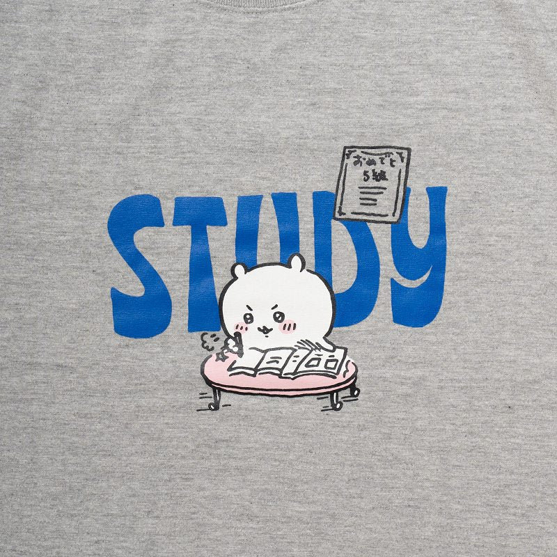 ちいかわ お勉強 Tシャツ(杢グレー) - Image 9